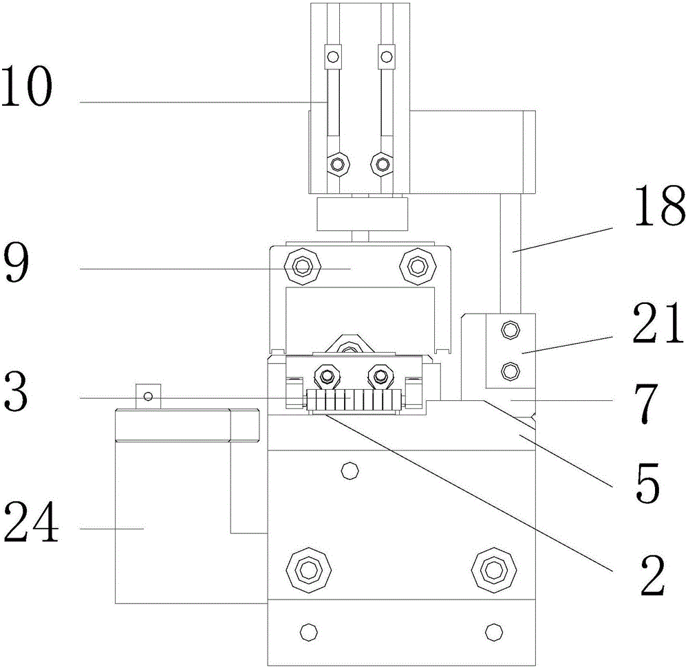 Power battery tab adhesive encapsulation device and adhesive encapsulation method thereof