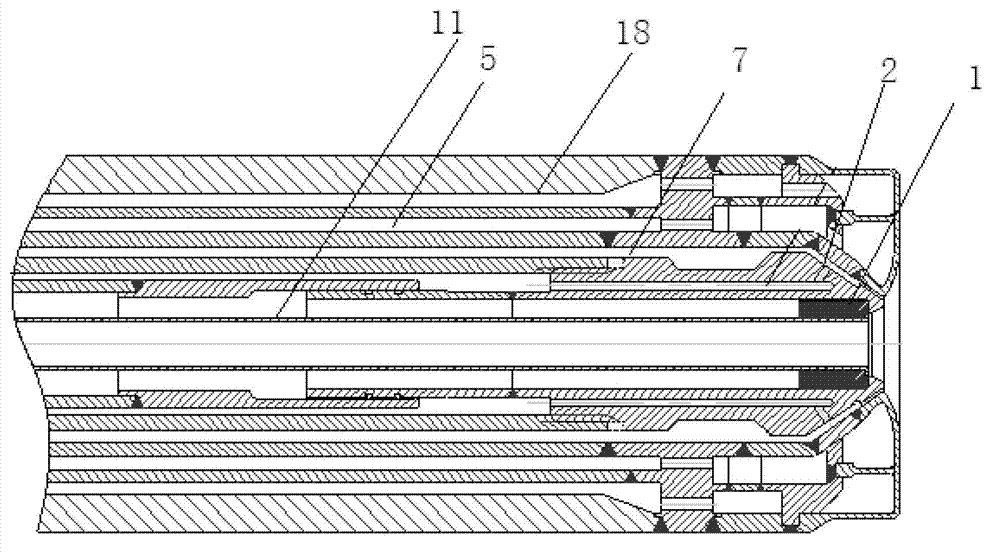 Integral gasification furnace ignition device under pressure