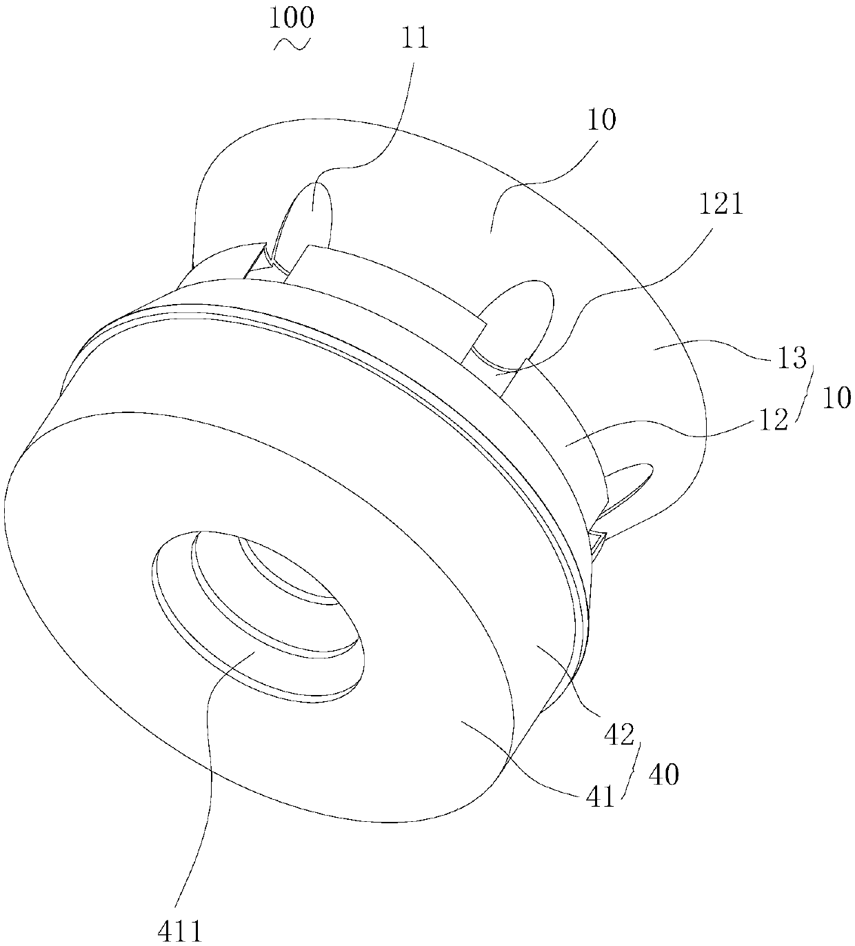 Barrel light output device