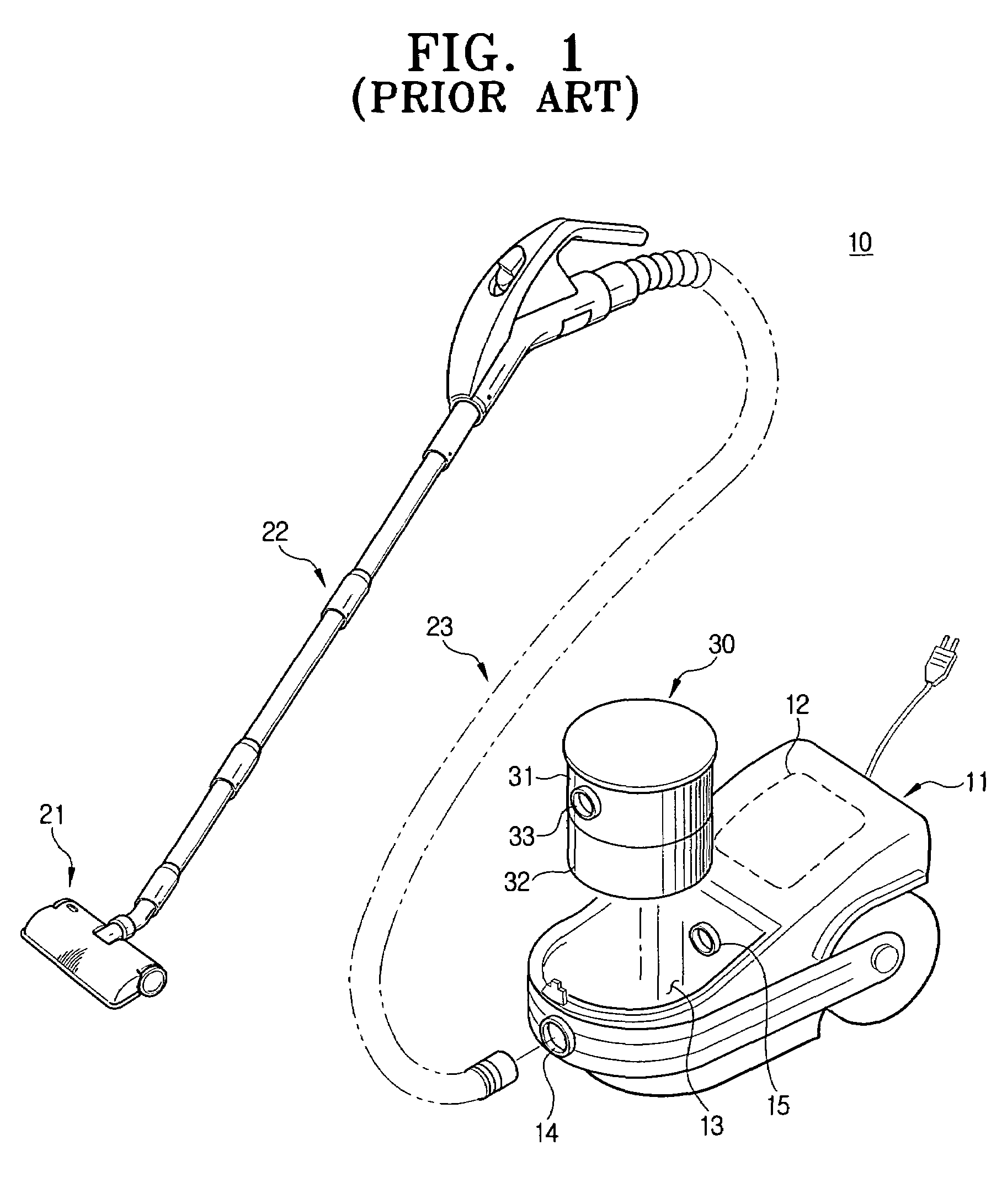 Multi-cyclone dust separating apparatus