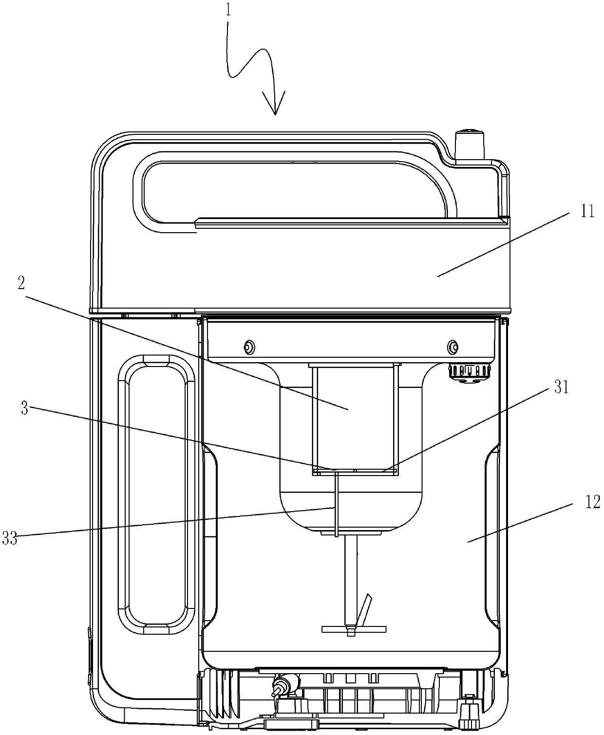 Soybean milk machine with presetting function