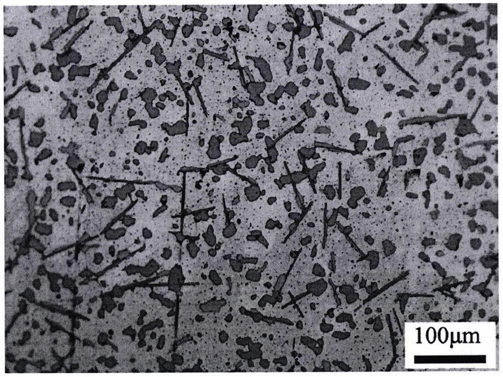 High-strength heat-resistant casting aluminum-silicon alloy for engine piston