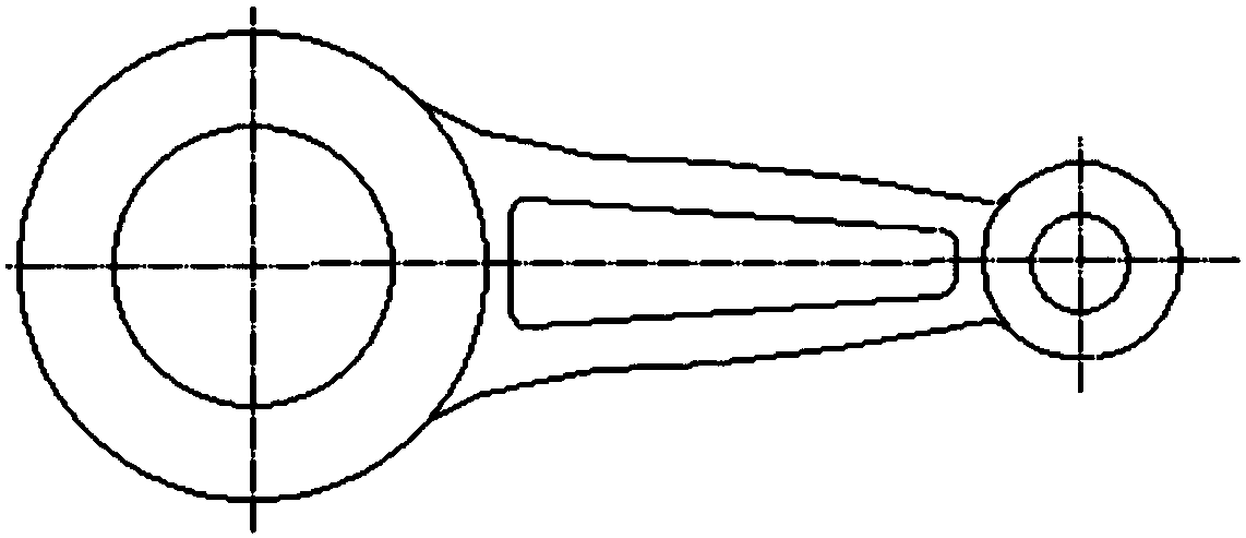 Precise thermal machining method for an engine piston connecting rod