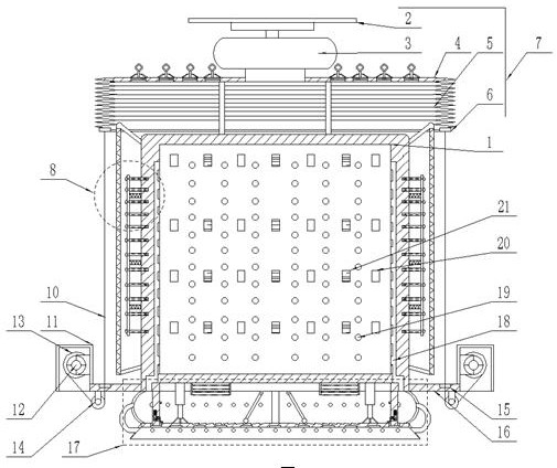 Protection type high-low voltage power distribution cabinet and protection method thereof