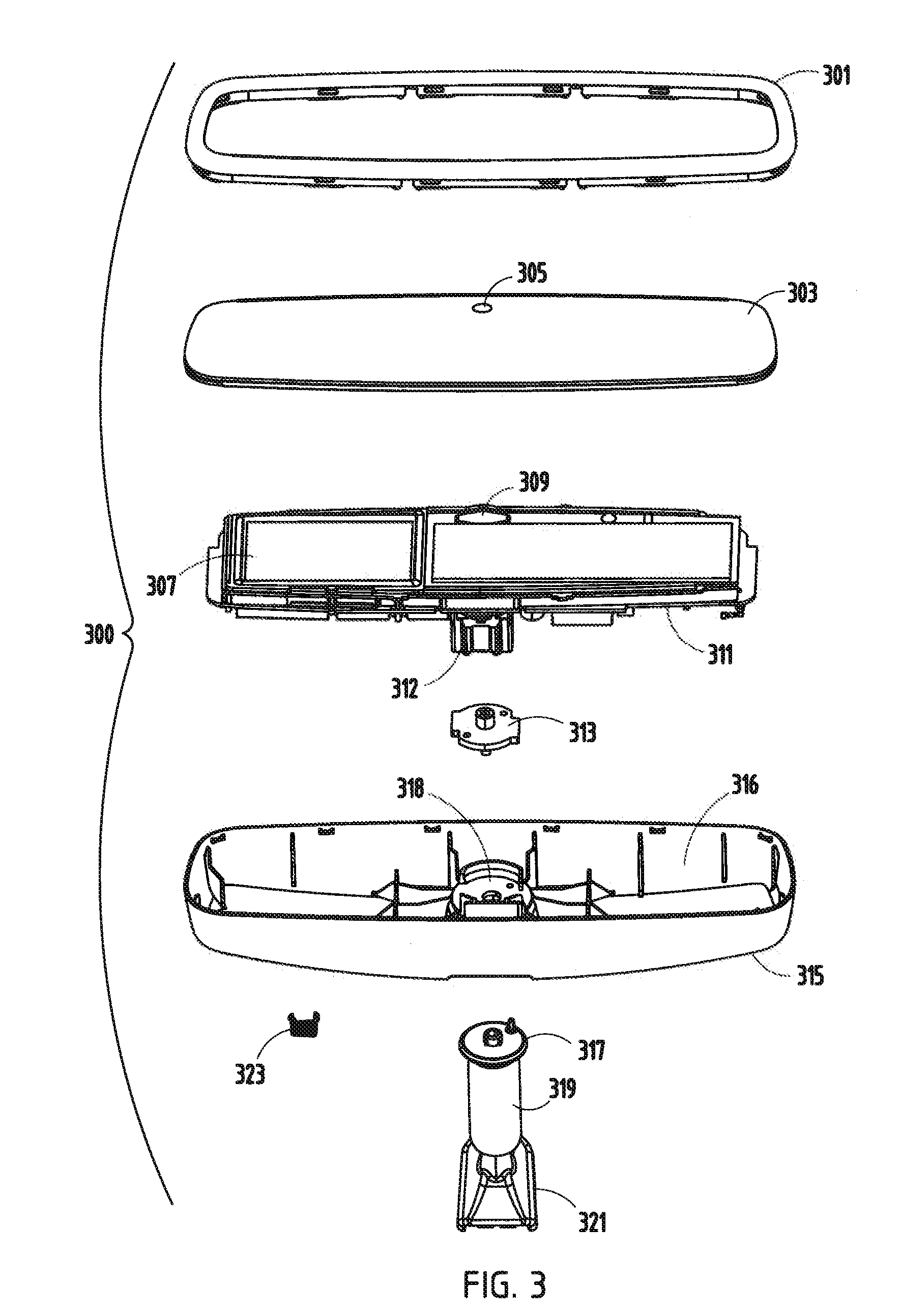 Multi-display mirror system and method for expanded view around a vehicle