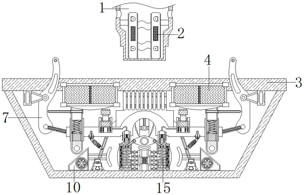 Corrugated board processing intelligent device capable of automatically adjusting pressing force