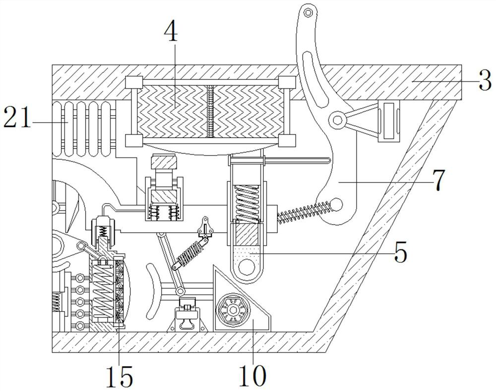 Corrugated board processing intelligent device capable of automatically adjusting pressing force