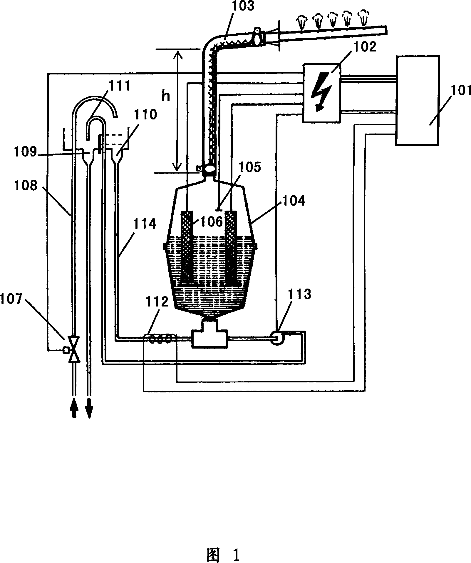 Electrode type air-humidifier and humidifying control method