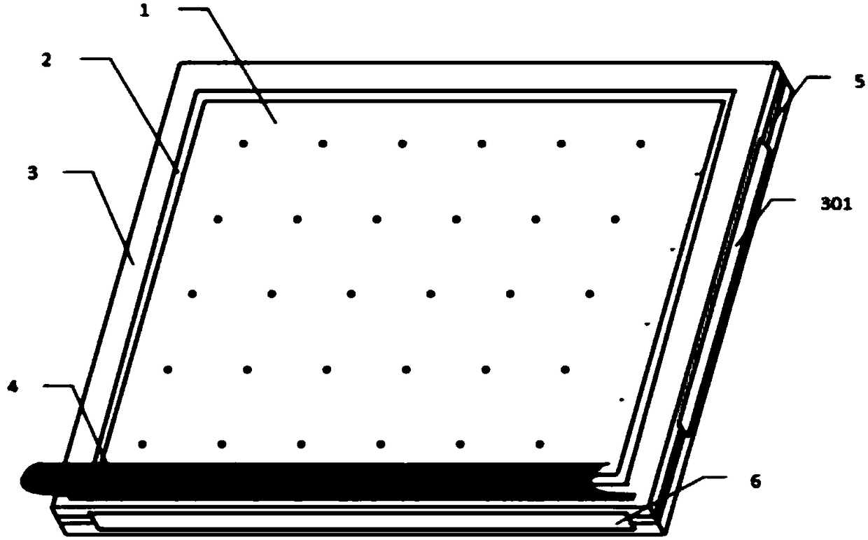 Device for simulating cleaning portable visual propping agent sinking law