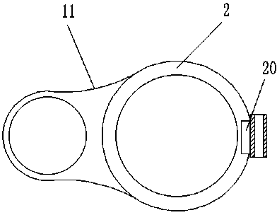 Rail connecting device capable of achieving corner connection