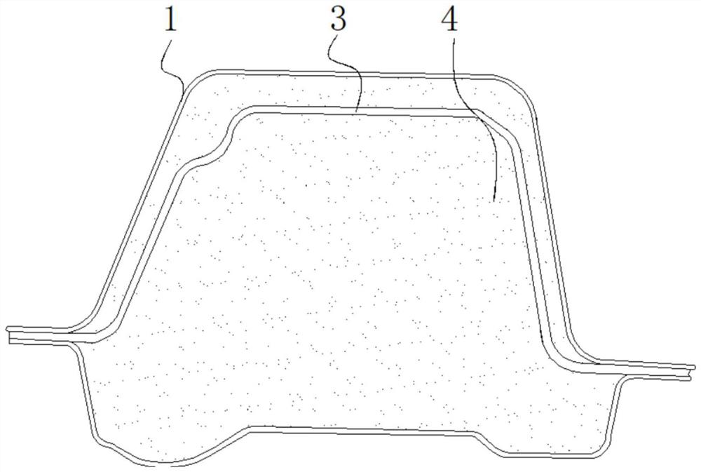 A new type of automobile sound insulation foam reinforcement material