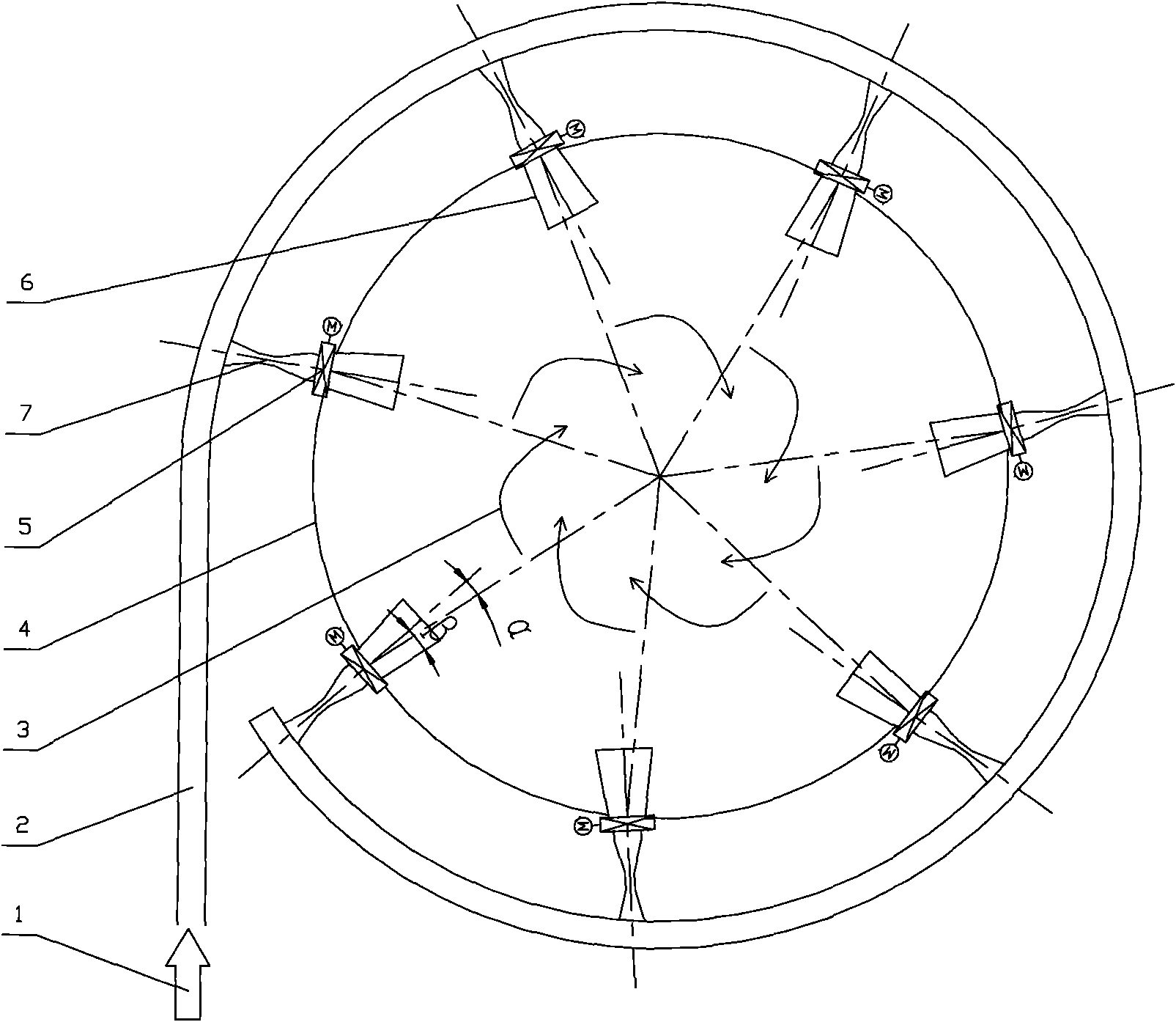 LAVAL pipe jet air stirring device