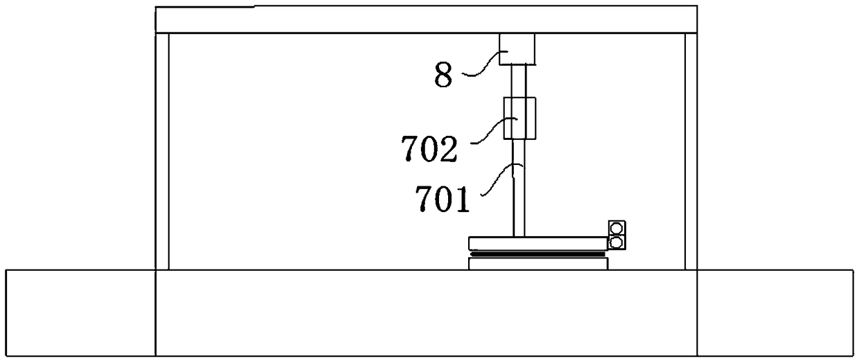 A semi-automatic polarizer peeling device for liquid crystal display panels