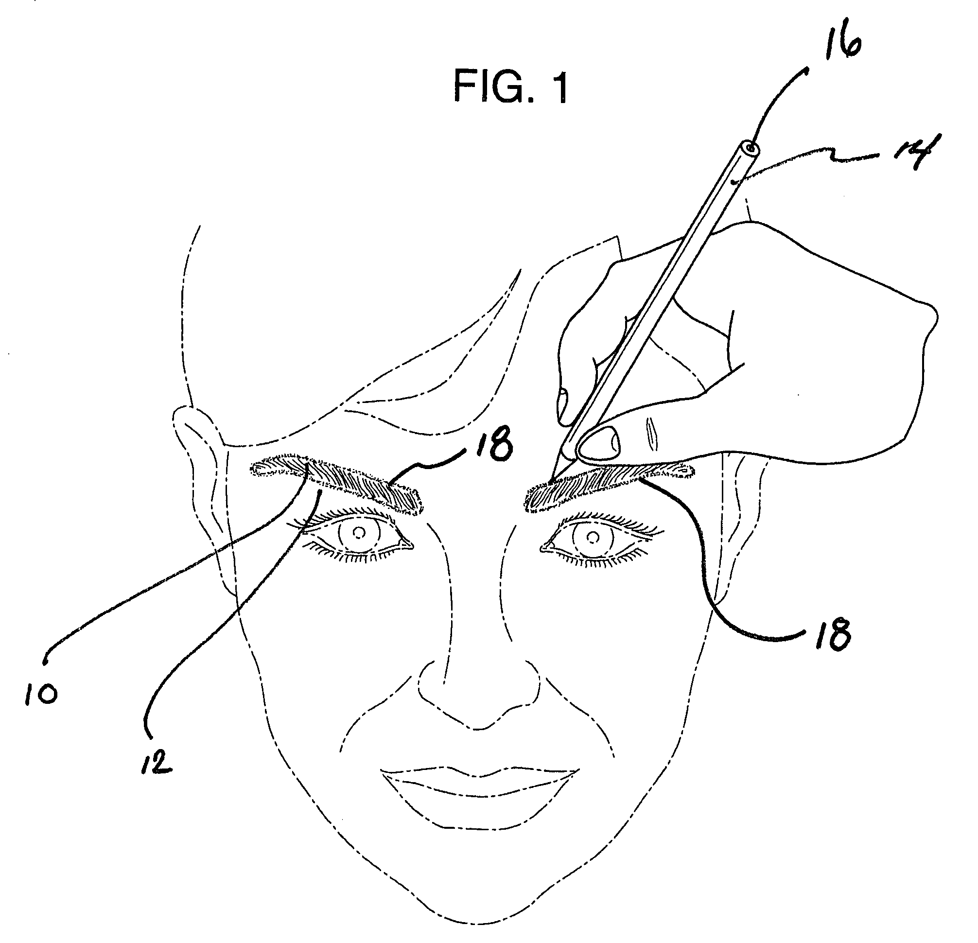 Method of applying cosmetics