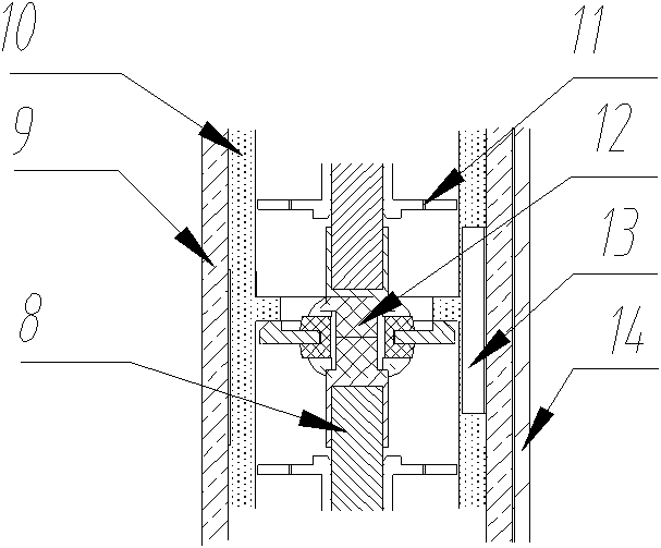 Optical distance doubled dynamic collimation interferometer