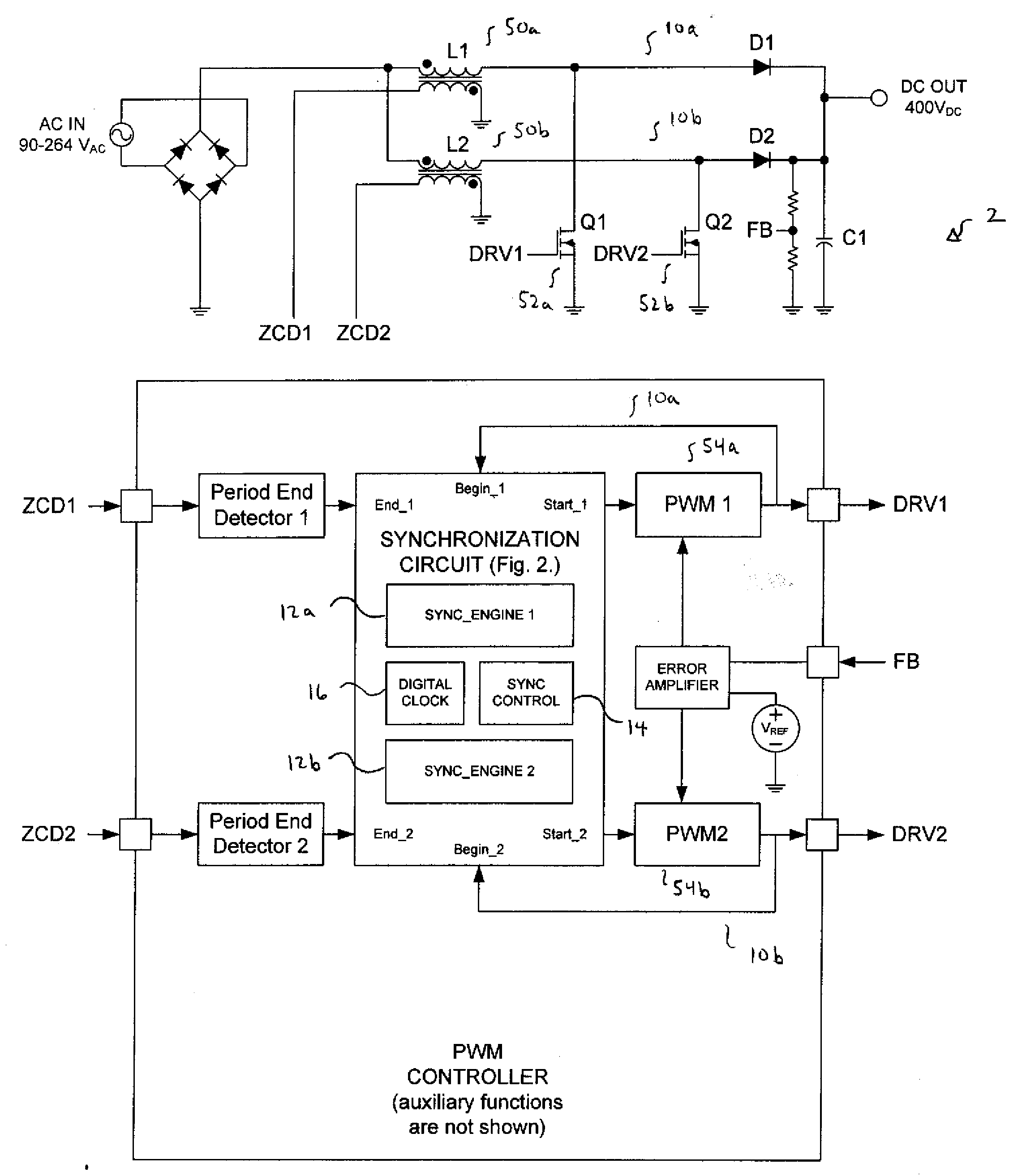 Synchronizing Frequency and Phase of Multiple Variable Frequency Power Converters