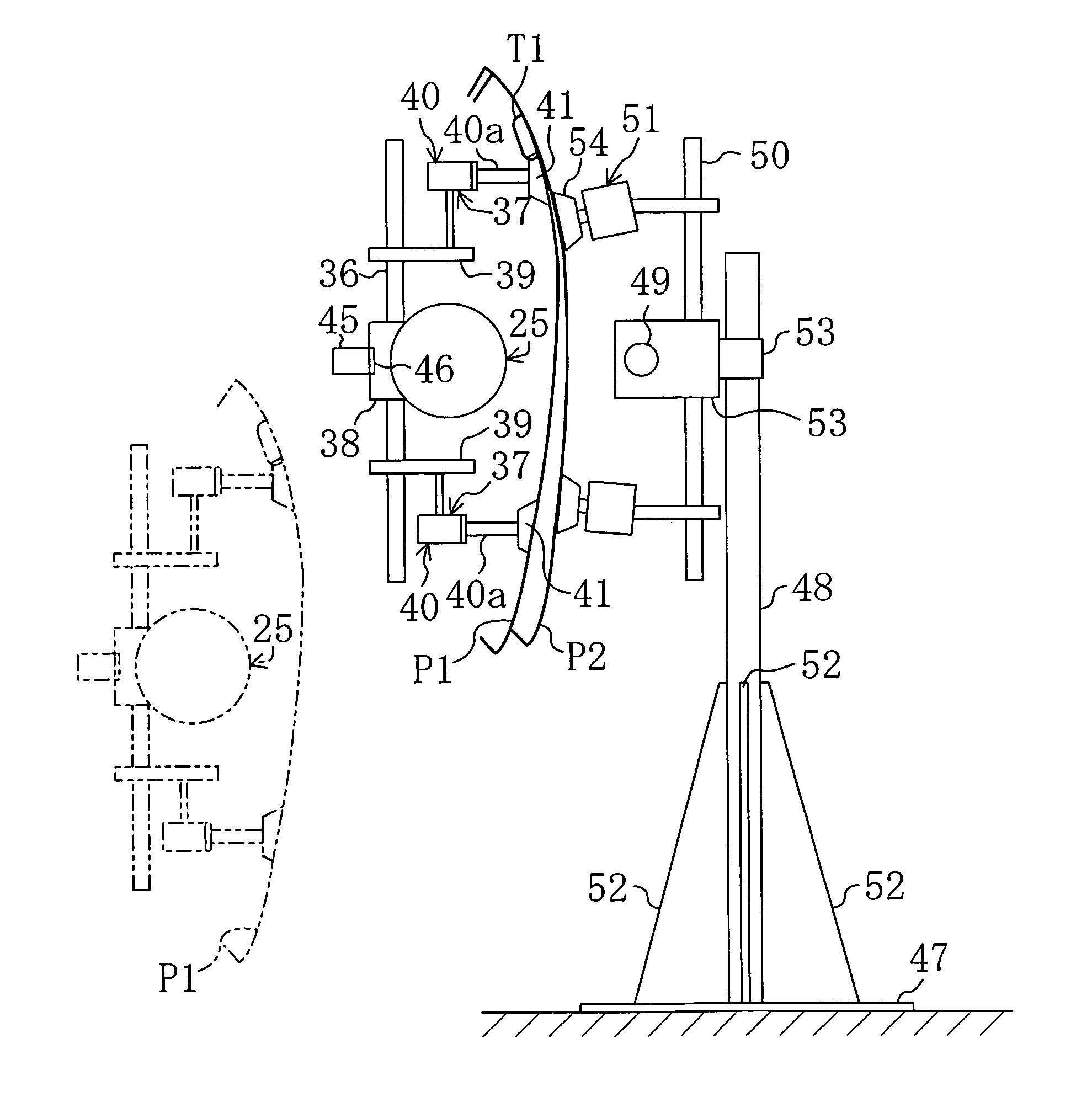 Work conveying method and conveying apparatus employing the conveying method