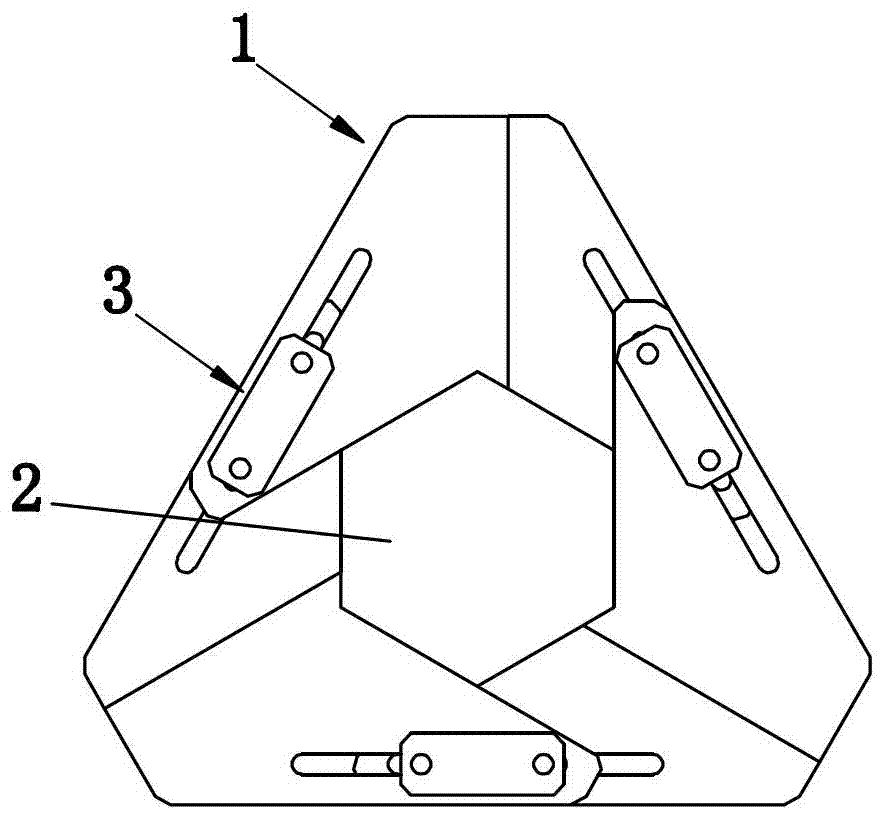 Compression device for artificial valve replacement device