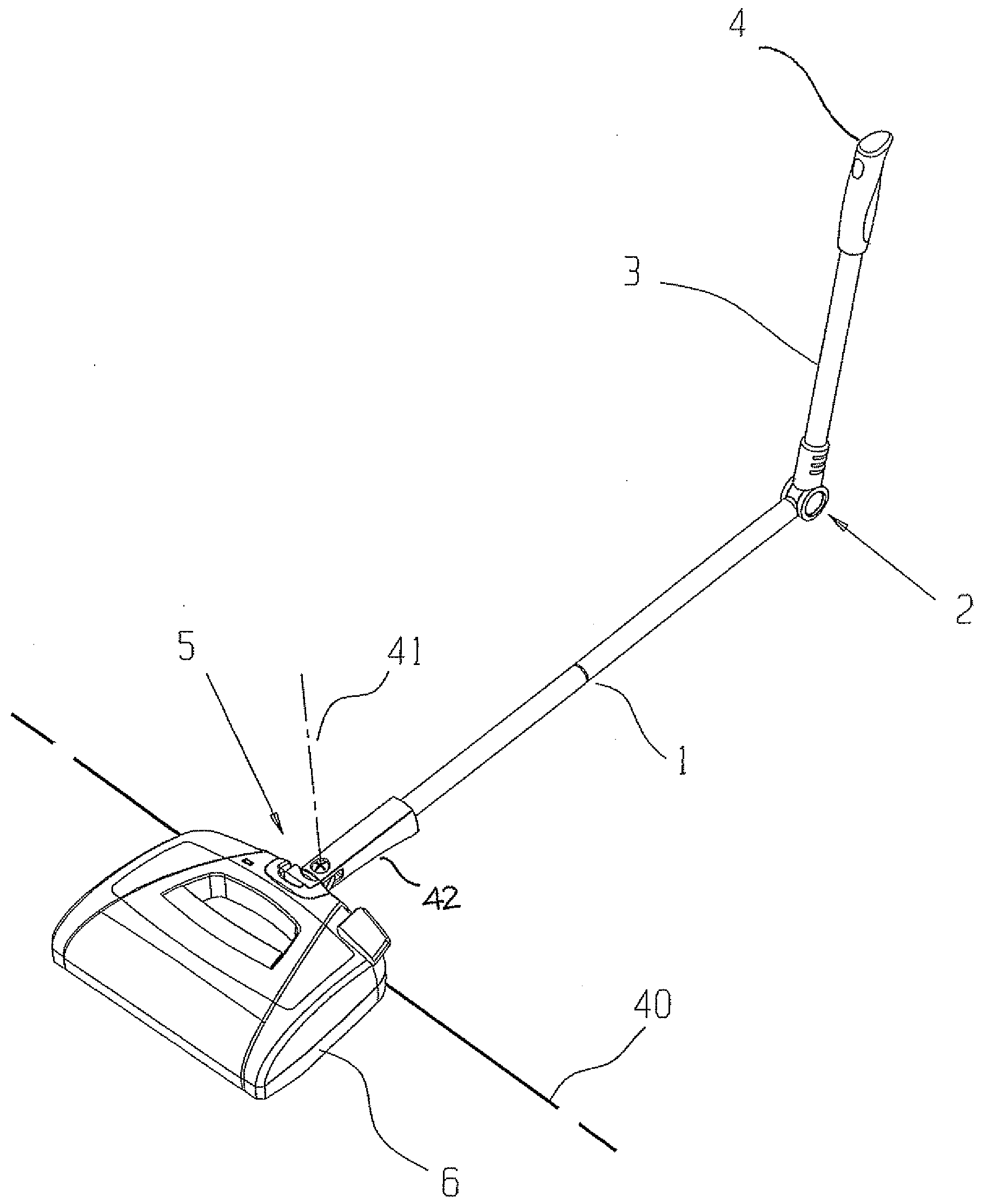 Floor cleaning apparatus with elongate handle and handle extension