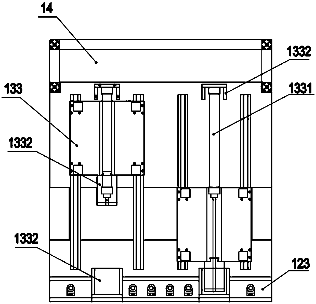 Automatic PCB FCT testing machine and testing method thereof