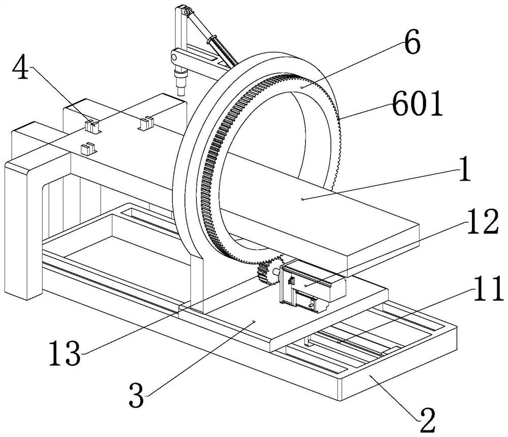 Measuring equipment based on excavating device and measuring method of measuring device