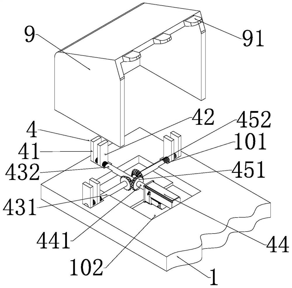 Measuring equipment based on excavating device and measuring method of measuring device