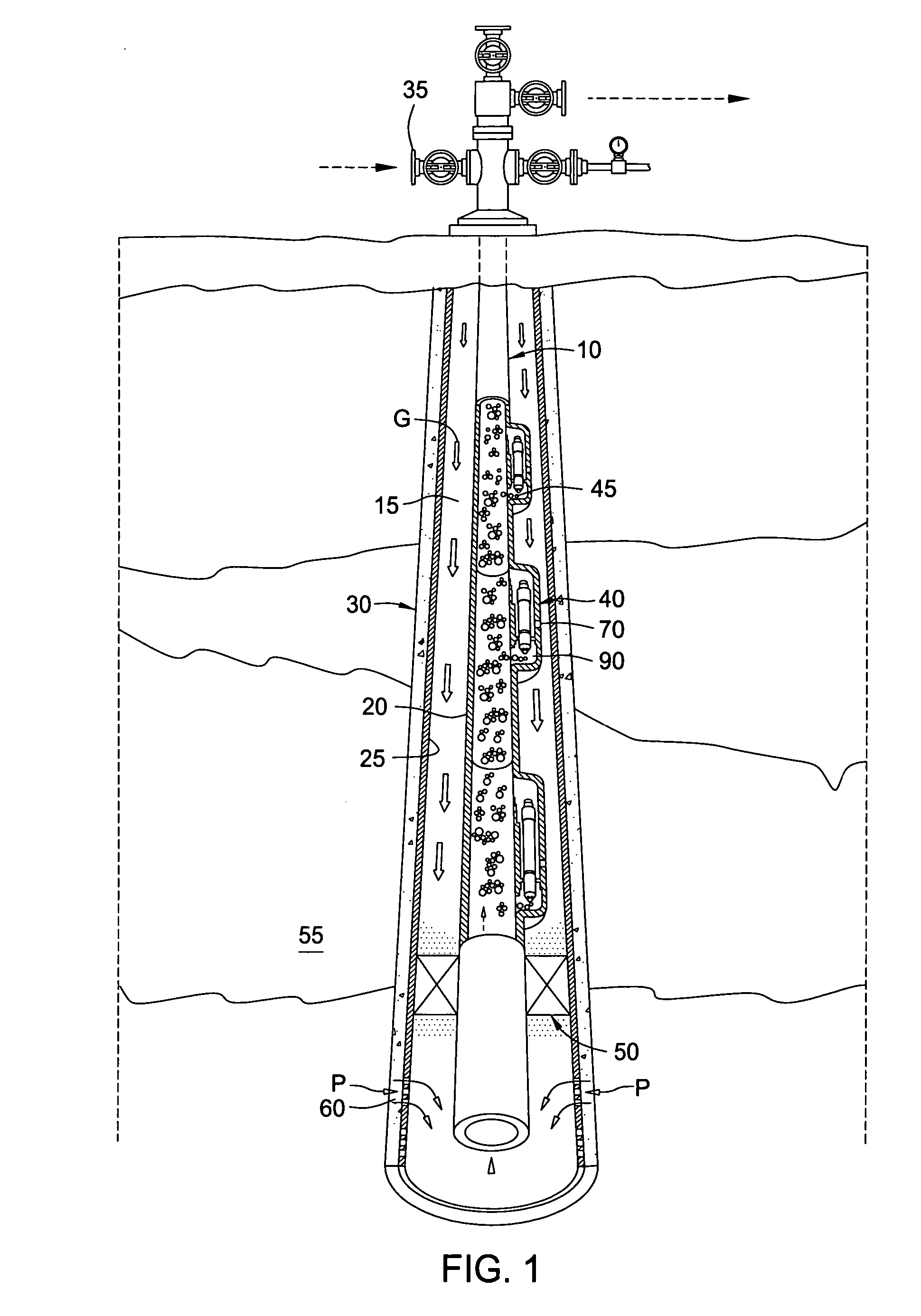 One-way valve for a side pocket mandrel of a gas lift system