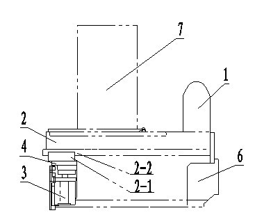 Loading and unloading device for engine cylinder block machining