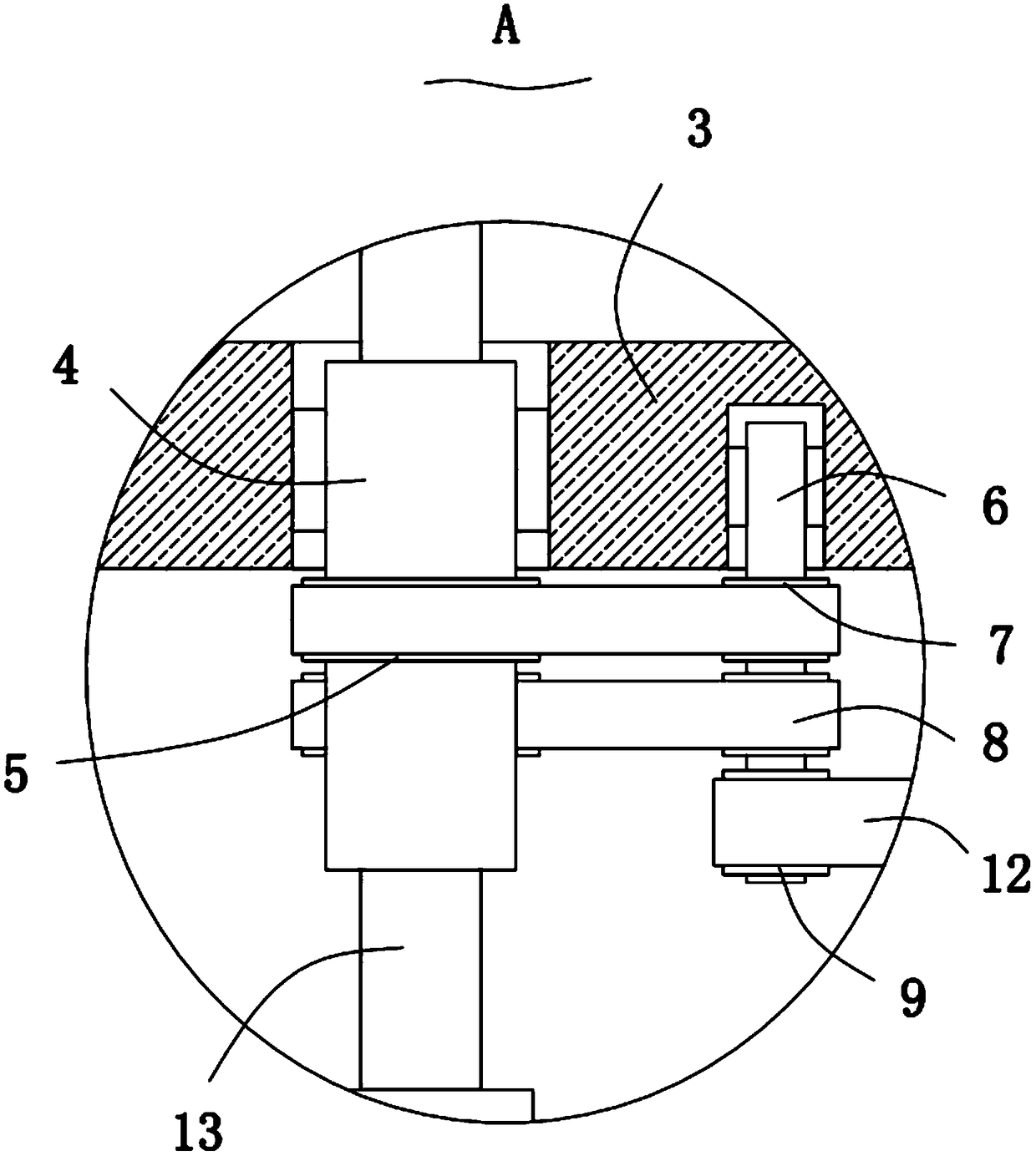 High-frequency mixed-pressing board lamination equipment with conveniently-regulated layer number