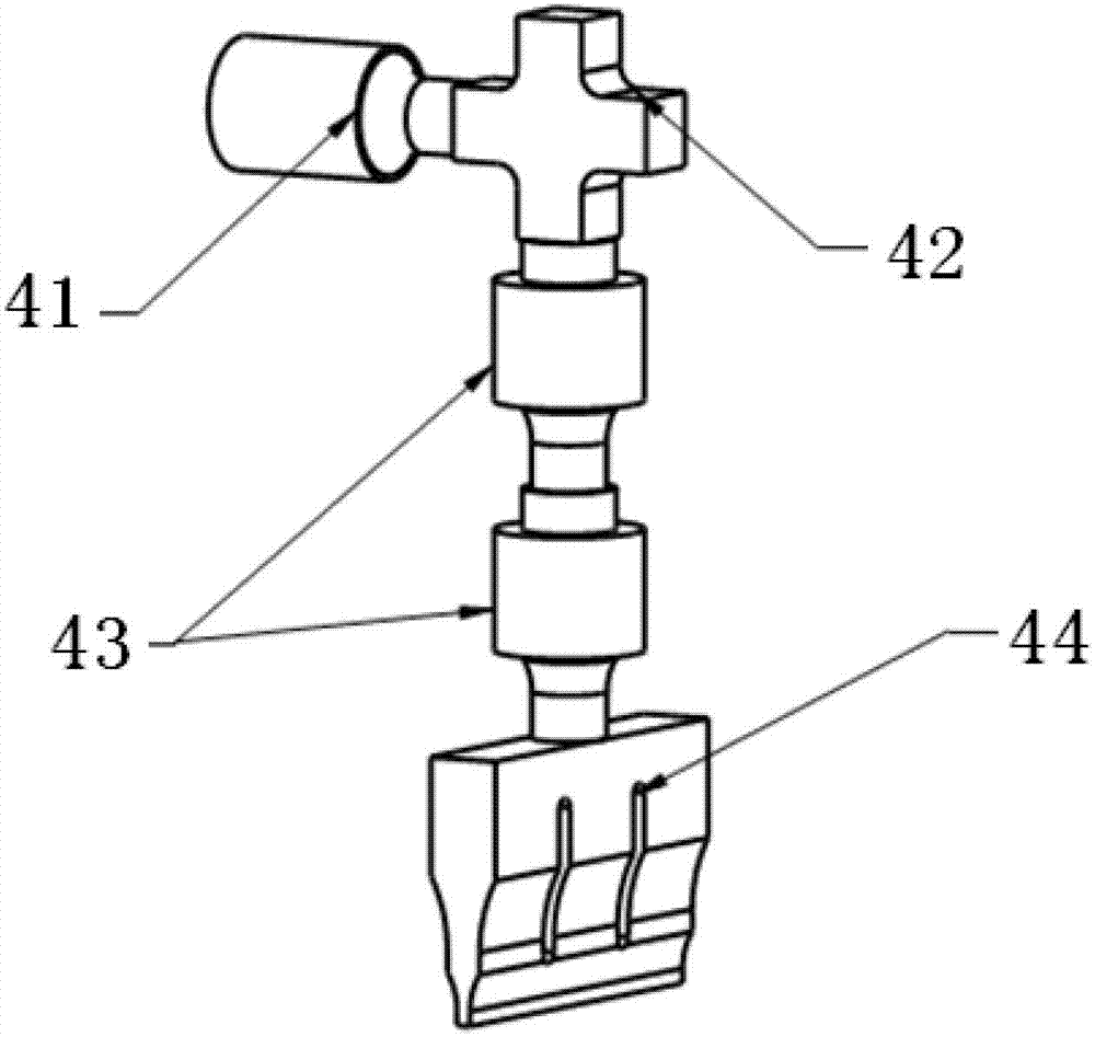 Longitudinal ultrasonic welding device for power battery electrodes and working method of longitudinal ultrasonic welding device