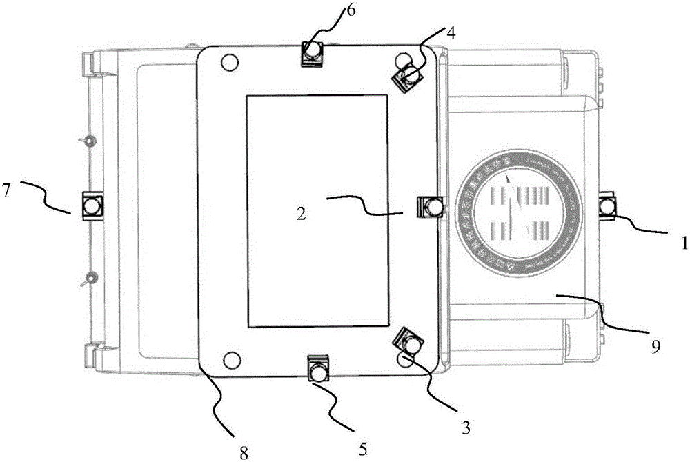 Single-line laser radar device