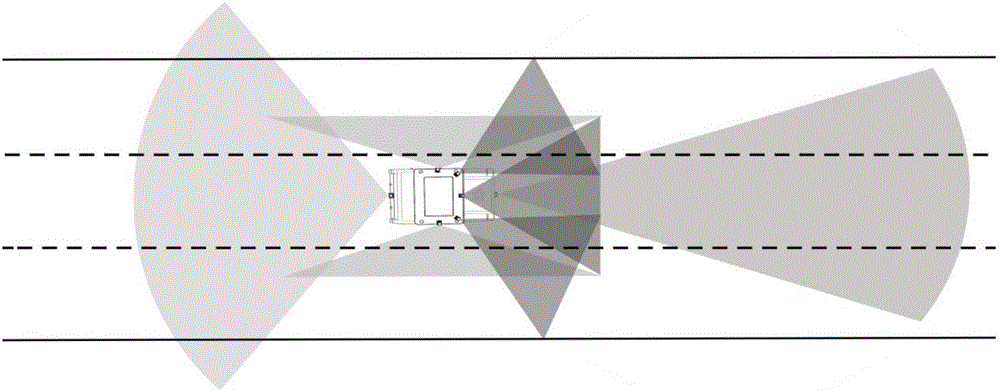 Single-line laser radar device