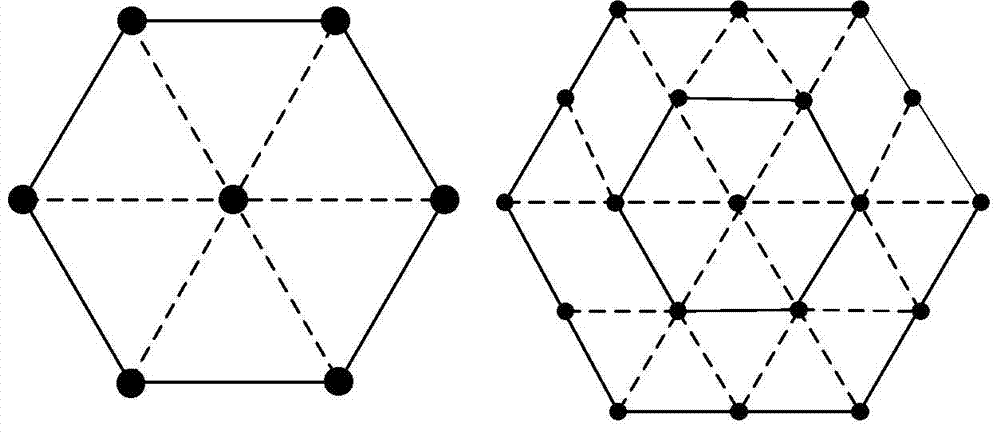 Hexagonal array-based coherent signal two-dimensional DOA (Direction of Arrival) estimation method