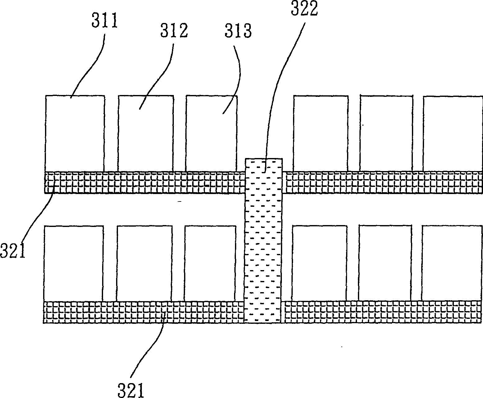 Machine arrangement for dust-free chamber production program