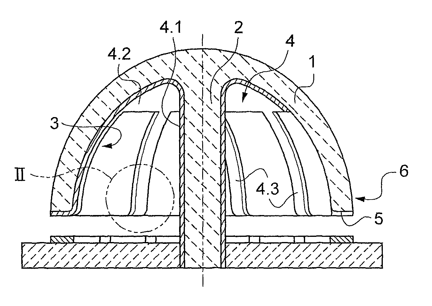 Resonator for a vibratory sensor of an angular parameter