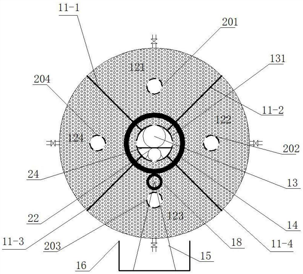 Live chain splicing type uninterrupted high-salinity wastewater purification device