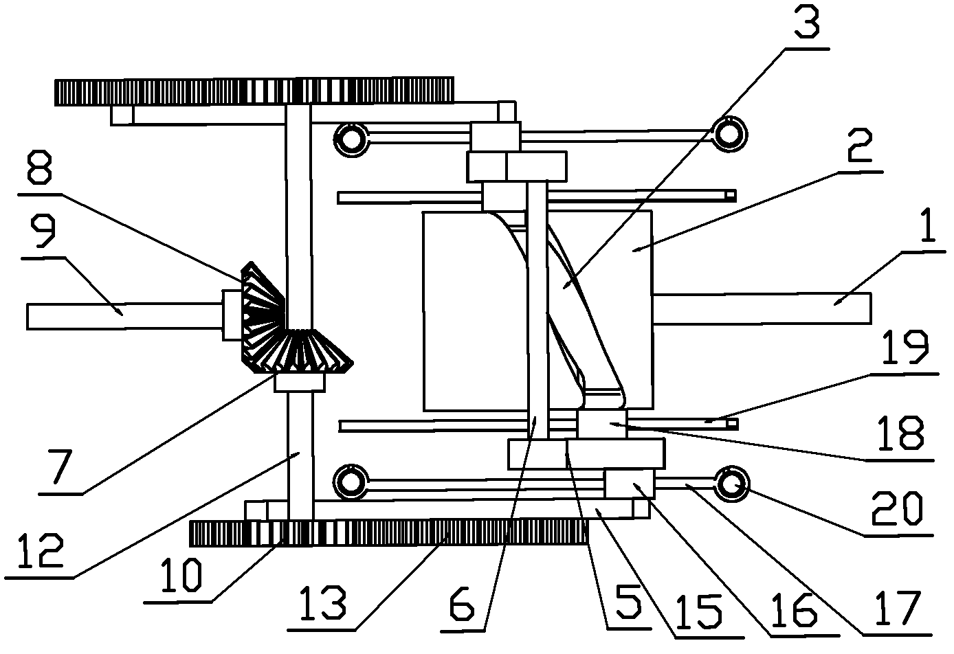 Rocker-type continuously variable transmission