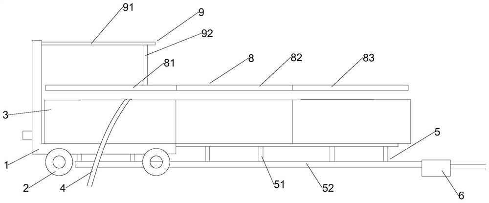 Seeding and soil covering all-in-one machine for red tricholoma matsutake and using method thereof