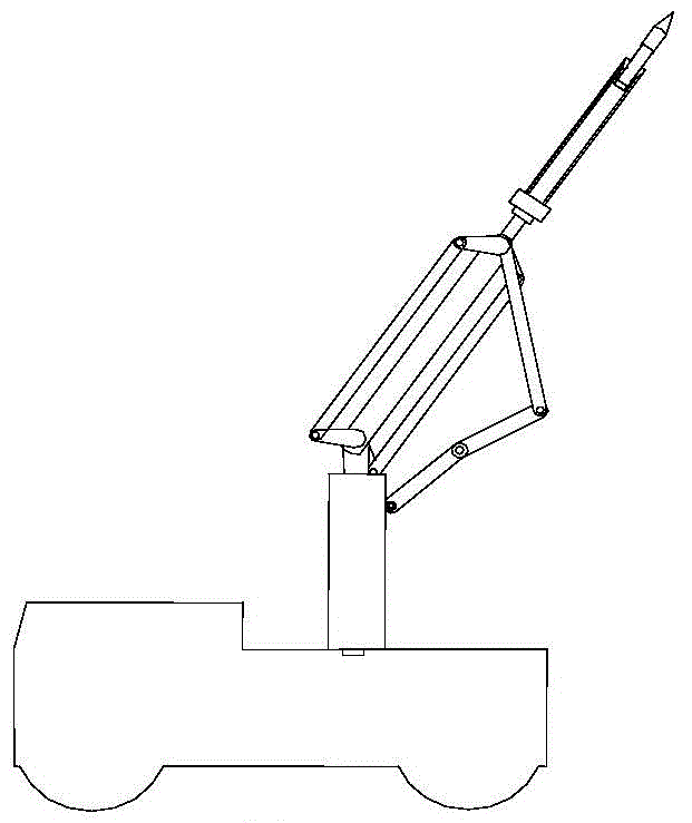 Six-freedom-degree controllable mechanism type welding robot