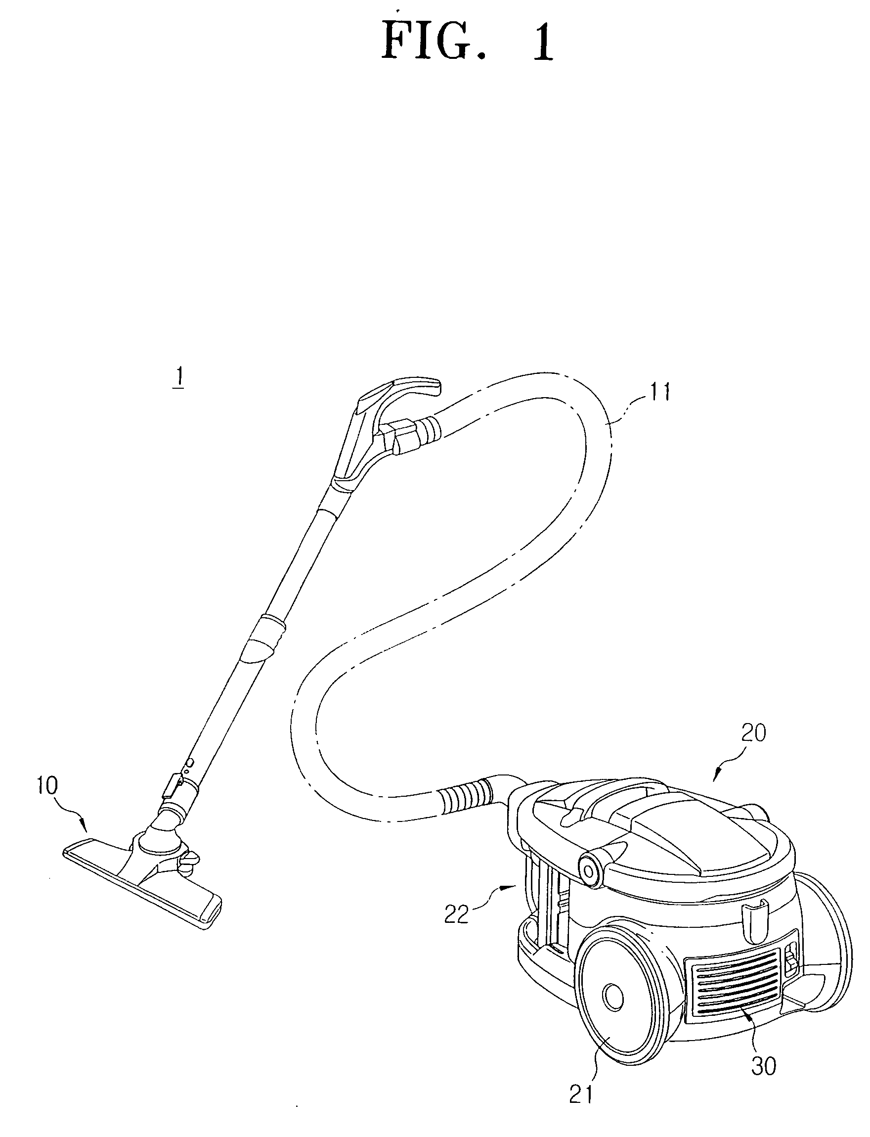 Discharging apparatus and vacuum cleaner having the same