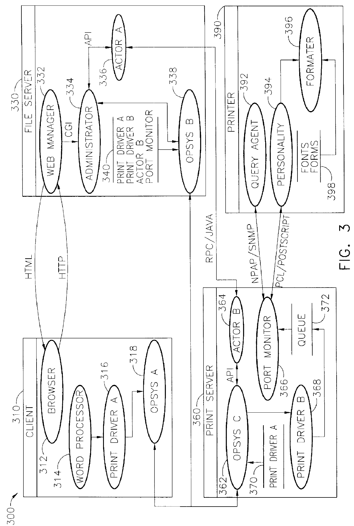 Server system and method of updating server software