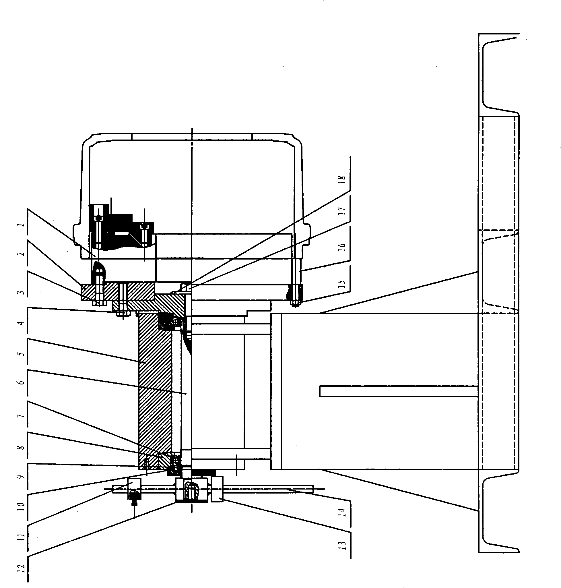 Drum brake and hub static balance testing device