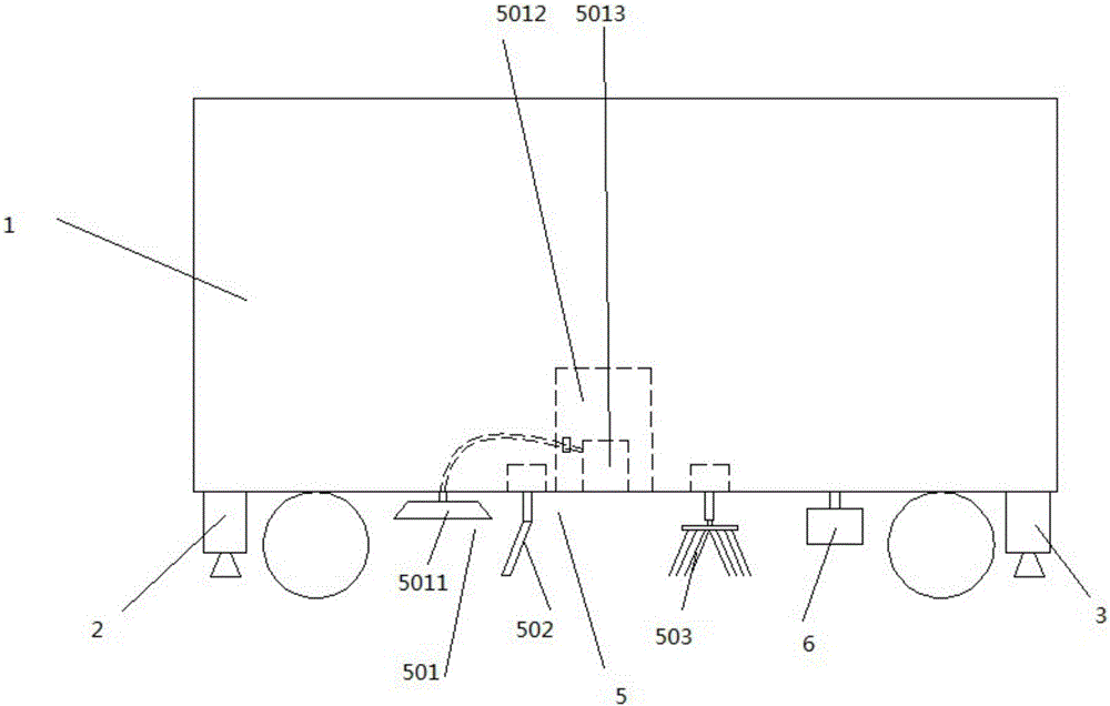 Automatic cleaning device used for cleaning ground