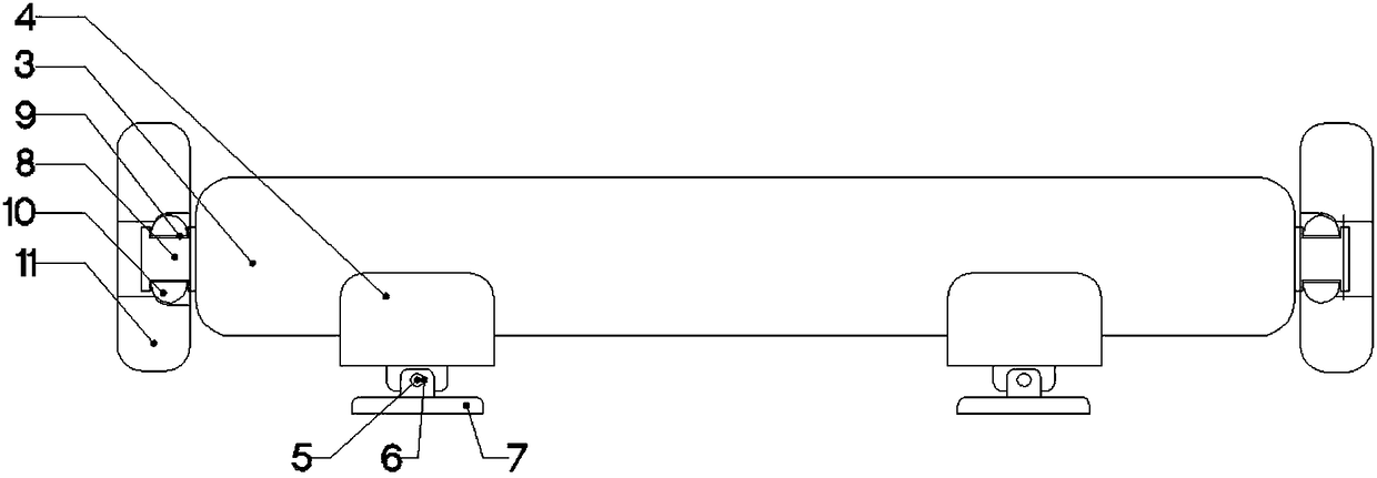 Small sewage filtering tank convenient to move