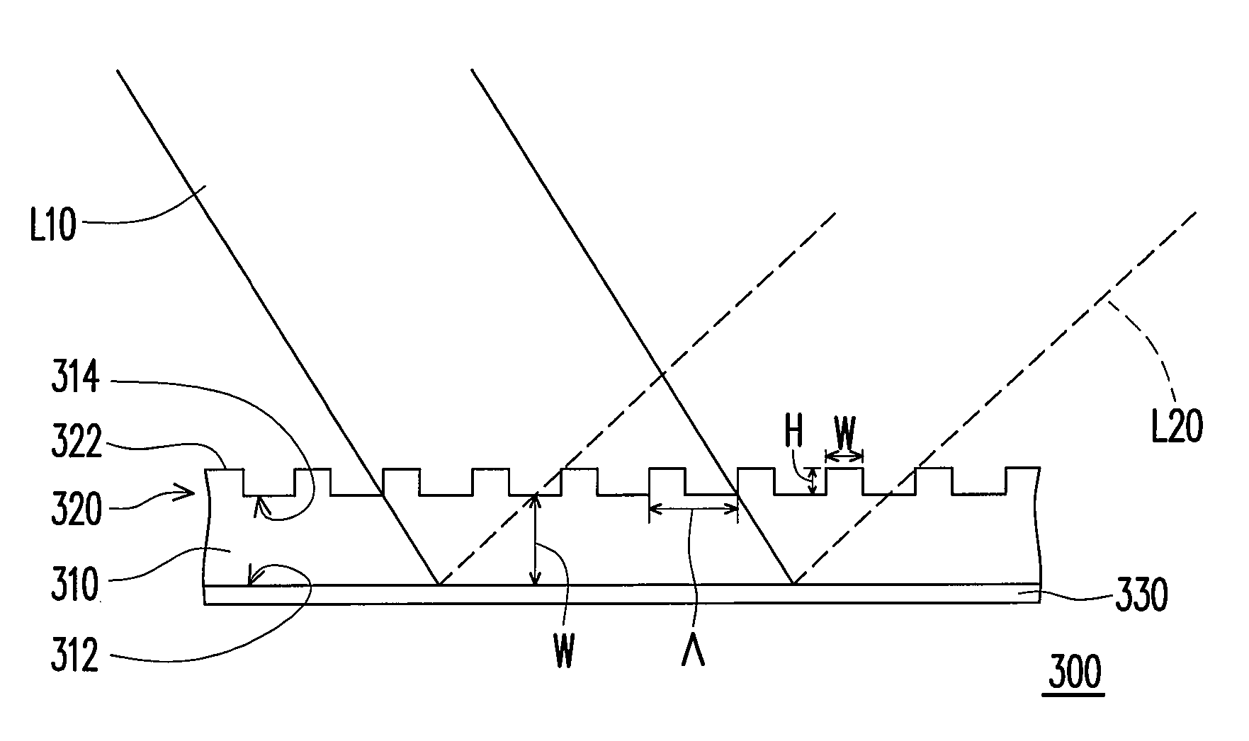 Diffraction grating recording medium