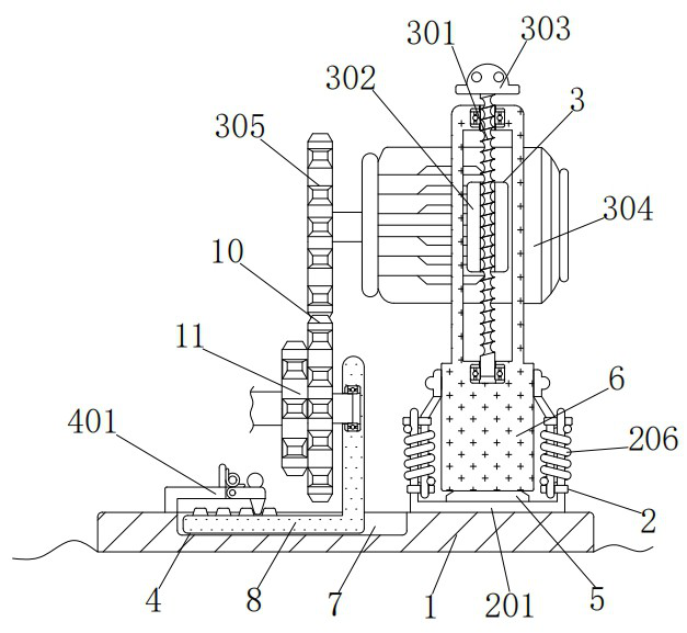 High-speed precision gear power transmission device and transmission method thereof