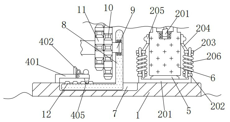 High-speed precision gear power transmission device and transmission method thereof