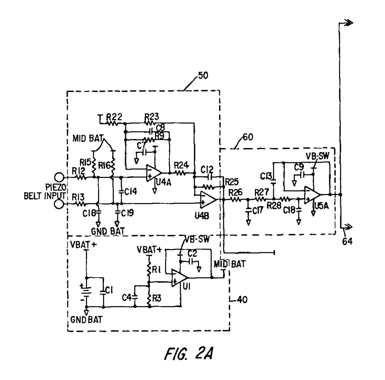 Apparatus and method for adapting a piezoelectric respiratory sensing belt to a respiratory inductance plethysmography polysomnograph