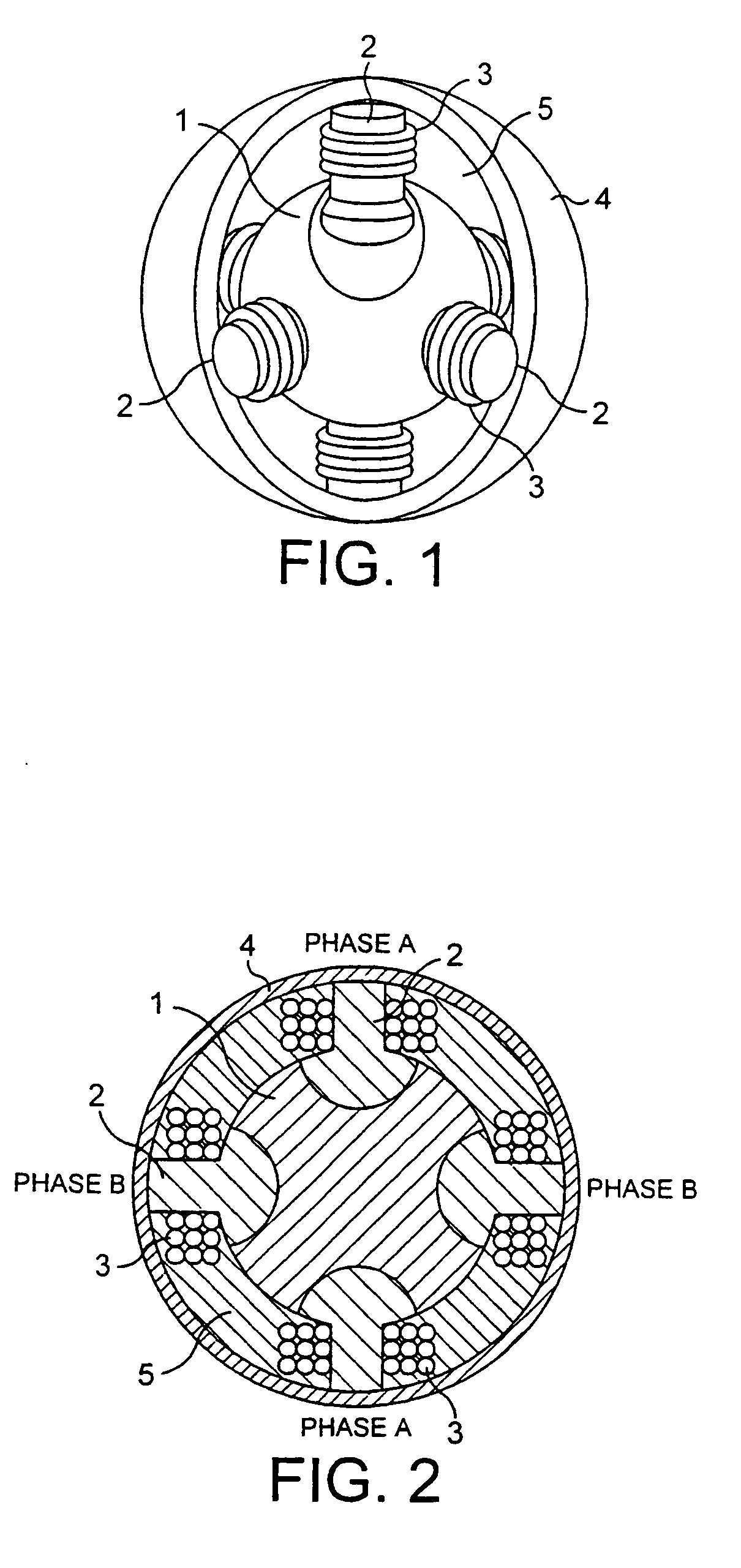 Multiphase induction device