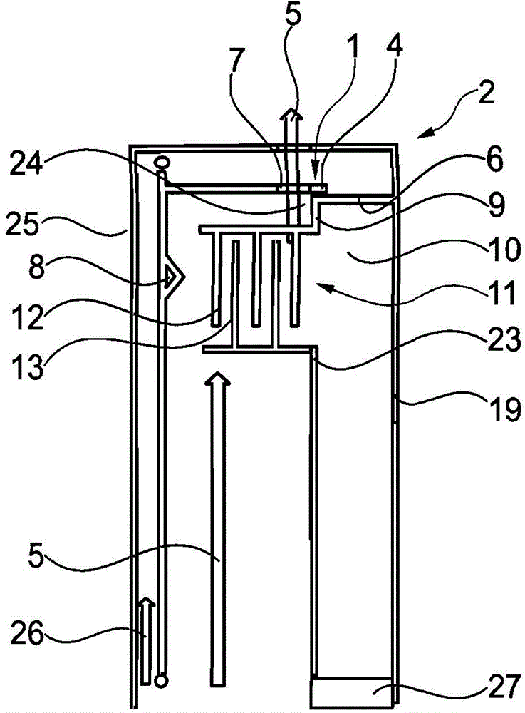 Valve and cooling system of friction clutch for wet running